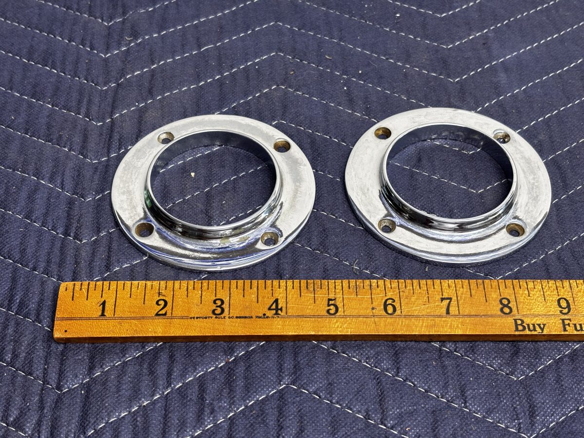 Pair of Chrome Trim Rings 705 photo 1