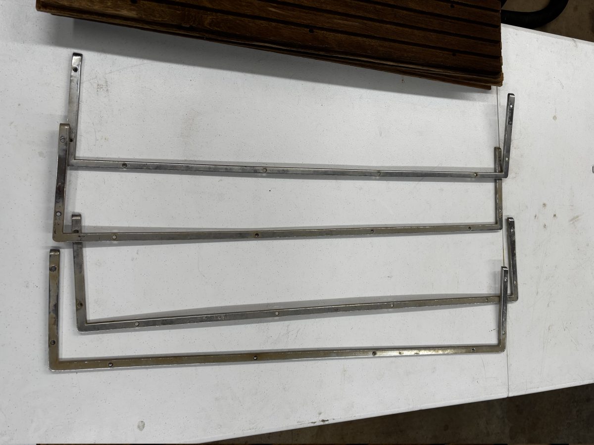 4 Trim Step Pad Frames from a 1966 Century Coronado photo 1