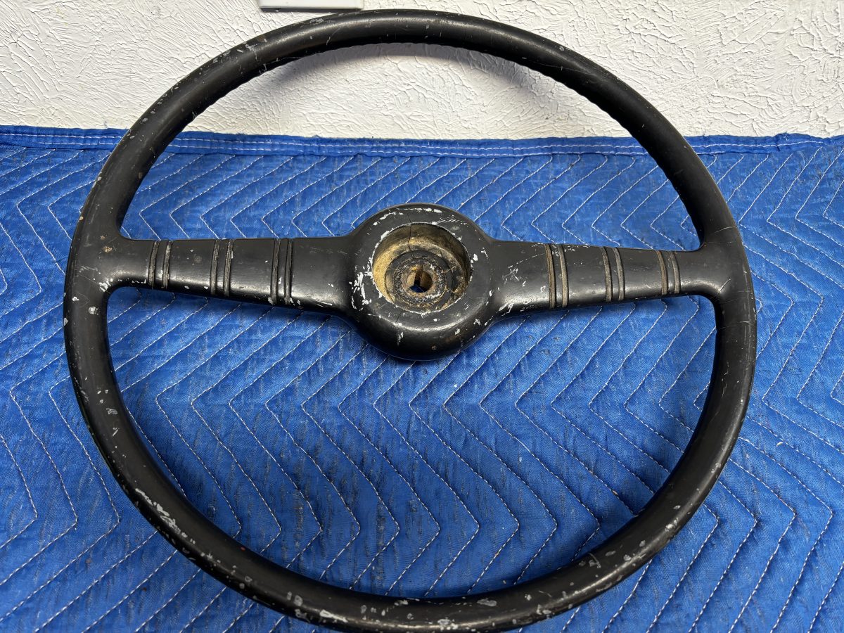 Sheller Chris Craft Steering Wheel  Vintage Wooden Boats 3/4” Tapered W/ Key photo 1