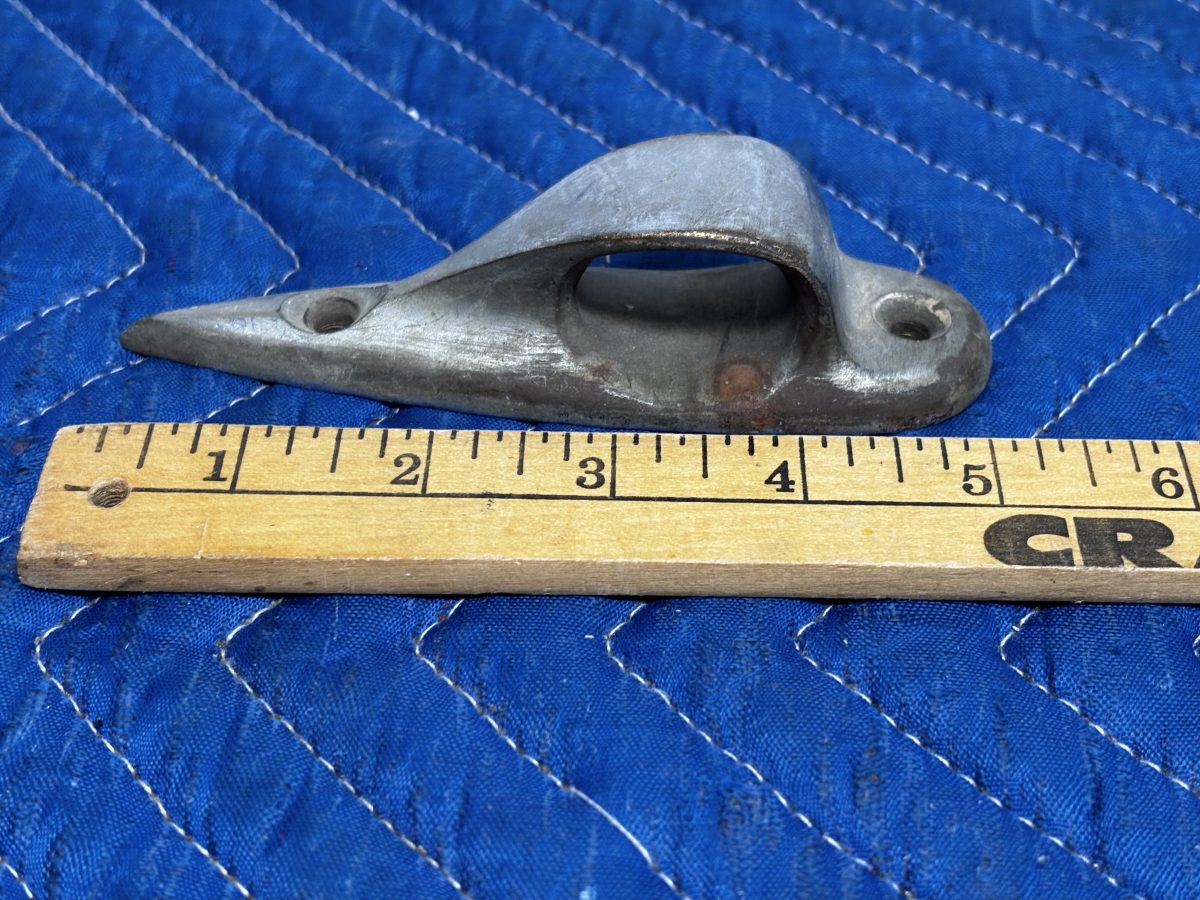 Heavy Chrome Plated Brass Boat Chock photo 1