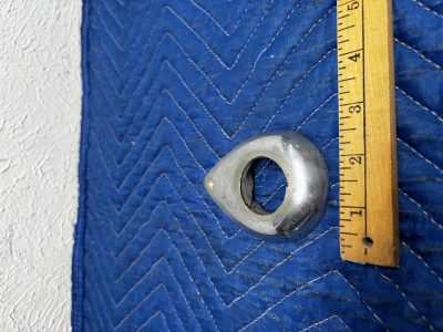 Century horse head lifting ring trim tear drop trim