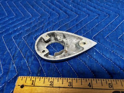 Century horse head tear drop lifting ring trim photo 2