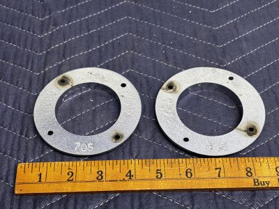 Pair of Chrome Trim Rings 705 photo 2