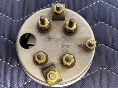 12 Volt Combination Amperes And Oil Gauge photo 4