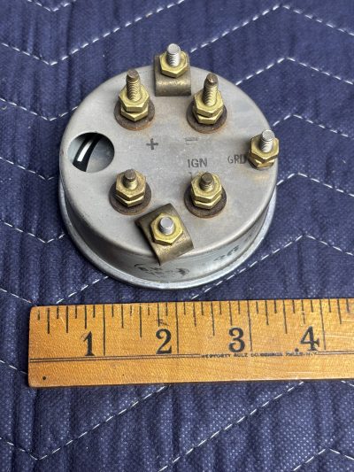 12 Volt Combination Amperes And Oil Gauge photo 2