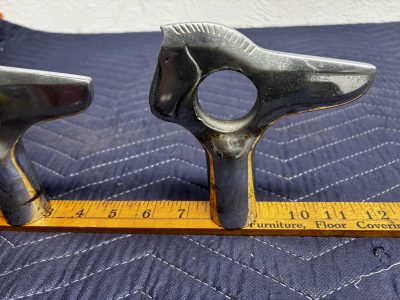 Pair Of Century Horse Head Lift Rings (Fine Thread) photo 5