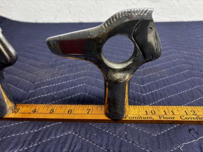 Pair Of Century Horse Head Lift Rings (Fine Thread) photo 4
