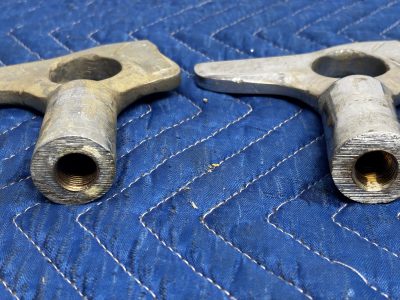 Pair Of Century Horsehead Lift Rings Fine Thread photo 3