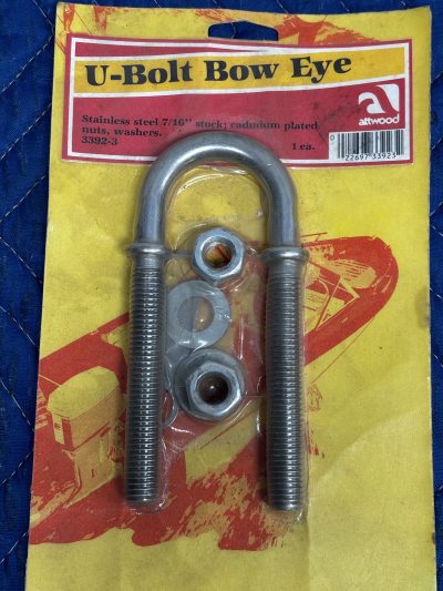 NOS - Attwood 3392-3 Bow Eye U-Bolt, 7/16" I.D.