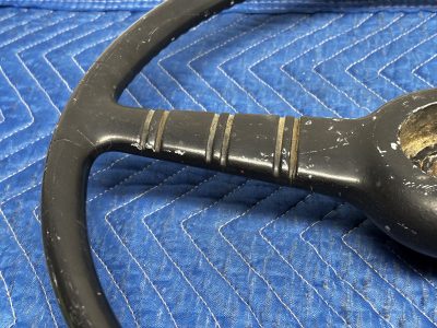 Sheller Chris Craft Steering Wheel  Vintage Wooden Boats 3/4” Tapered W/ Key photo 7