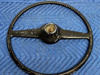 Sheller Chris Craft Steering Wheel  Vintage Wooden Boats 3/4” Tapered W/ Key photo 4