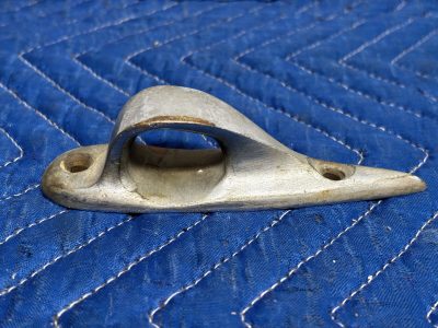 Heavy Chrome Plated Brass Boat Chock photo 2