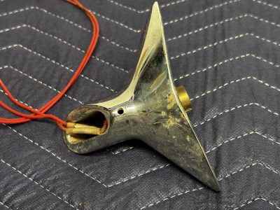 Century stern upper light fixture w/ glass lens photo 4