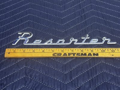 Century Resorter name badge white trim photo 1