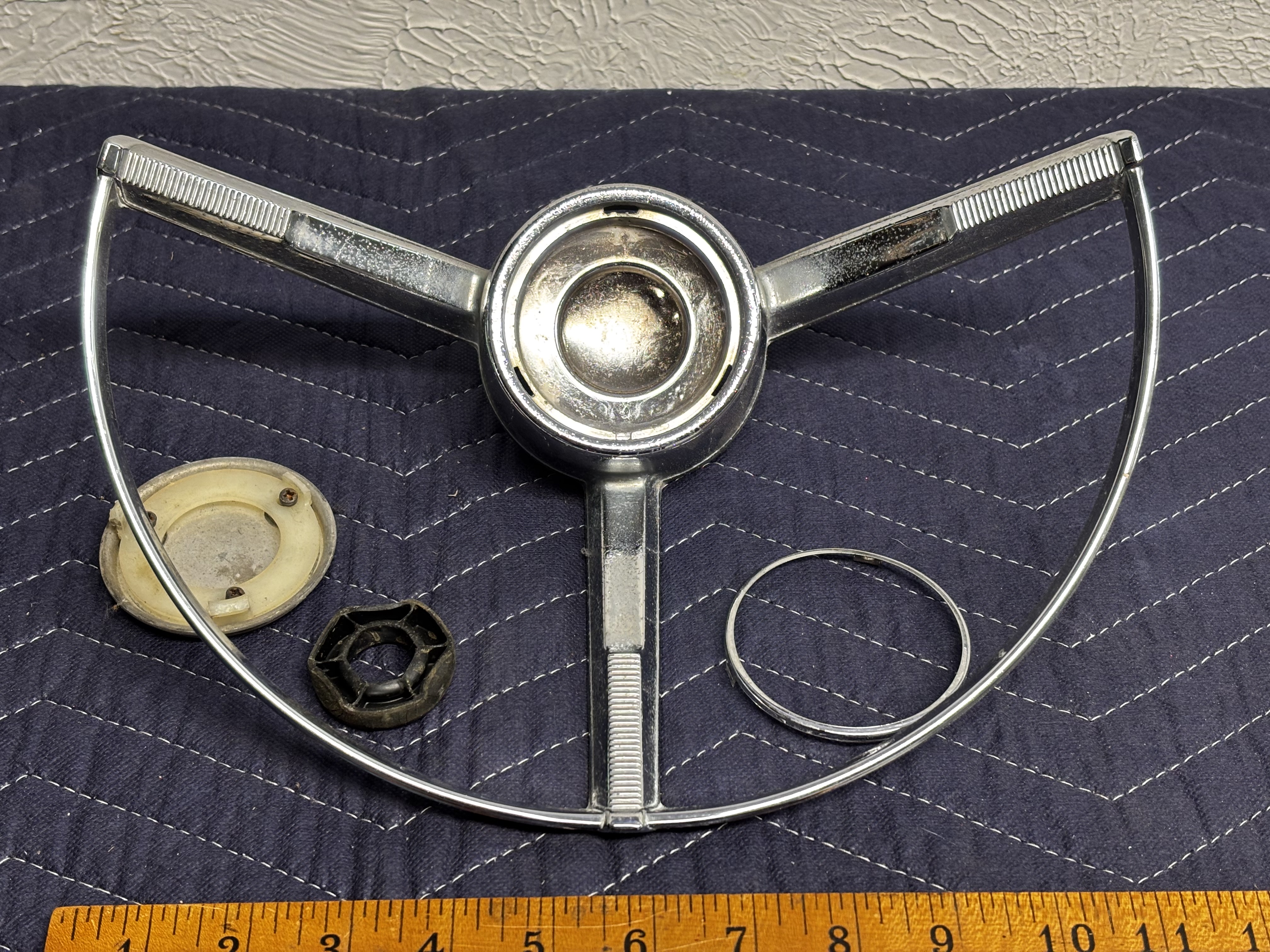 Chromed Century Horn Ring (1960's) photo 1