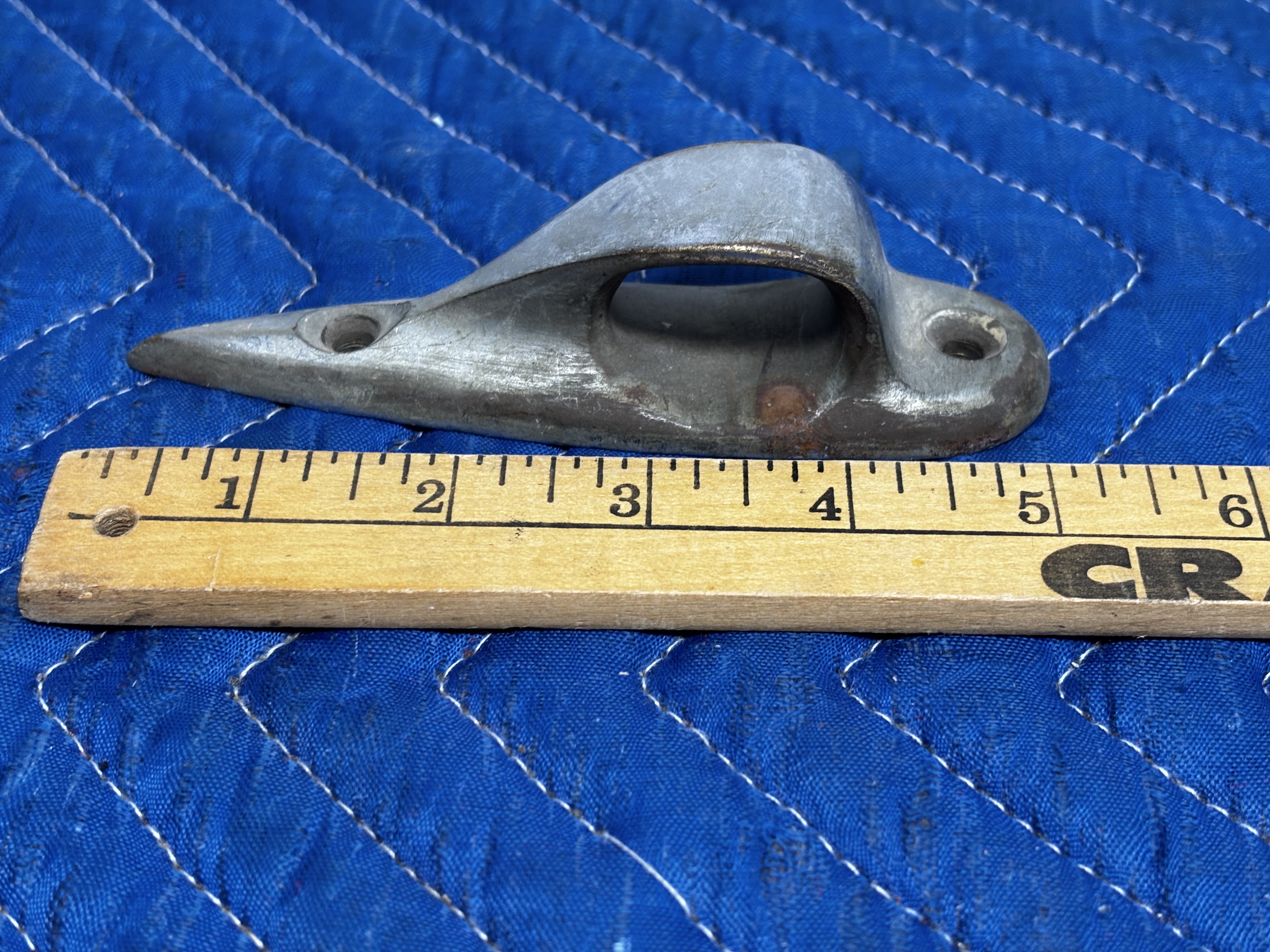 Heavy Chrome Plated Brass Boat Chock photo 1