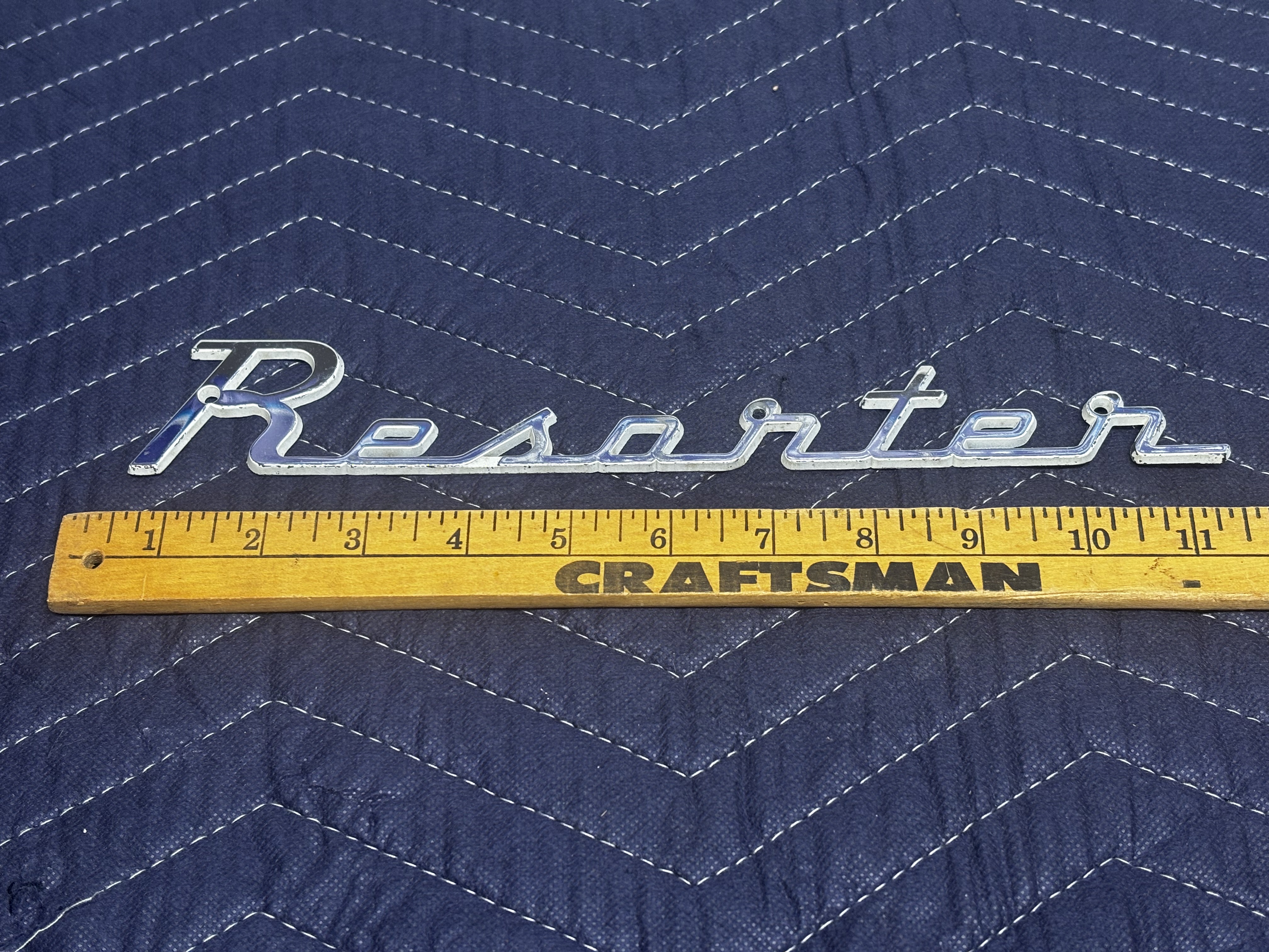 Century Resorter name badge white trim photo 1